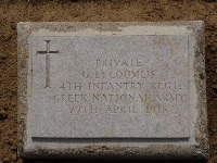 Struma Military Cemetery - Lyoumlis, George